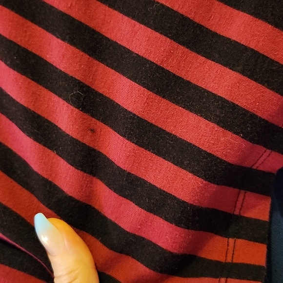 💙STRIPPED & MESH DRESS - Picture 5 of 7